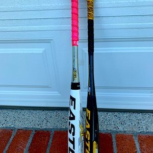Two Easton bats